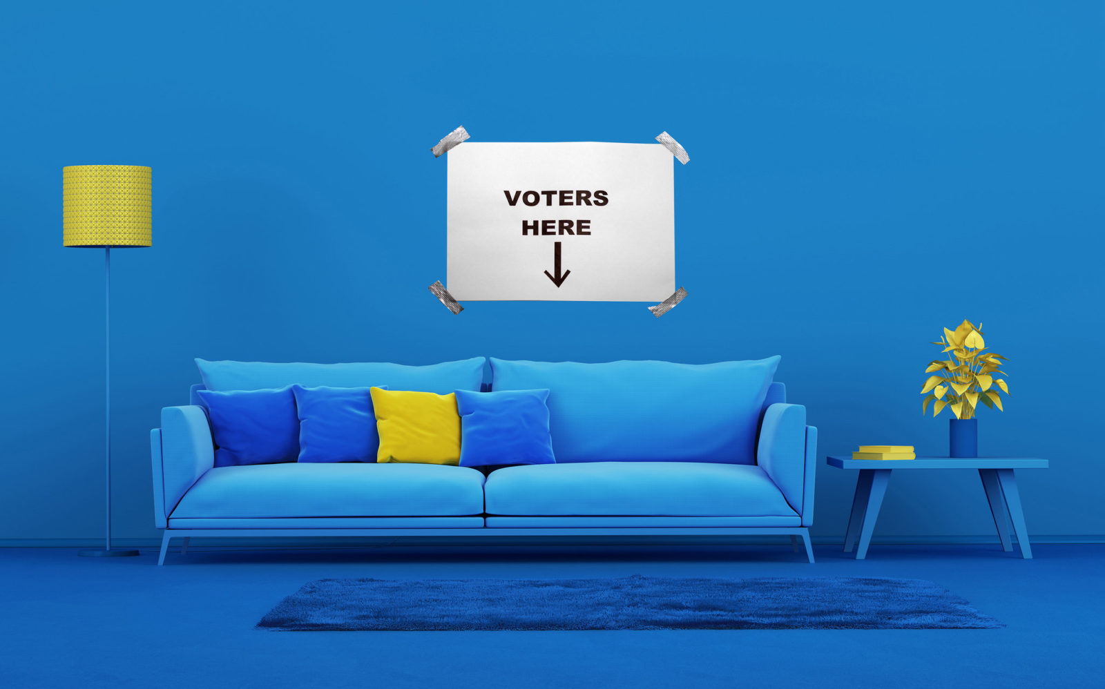 Register to vote couch party!!  @6p