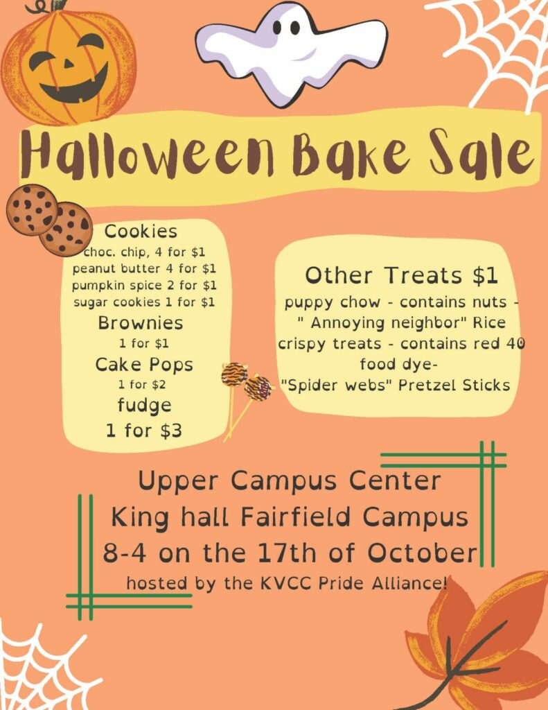 Halloween Bake Sale Flyer