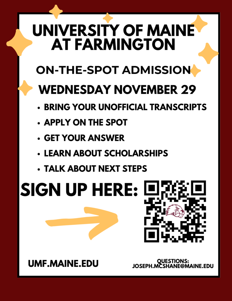 UMF On-The-Spot Admissions