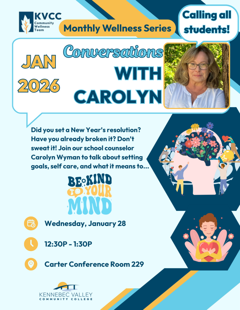Poster for Wellness Talk January 2026