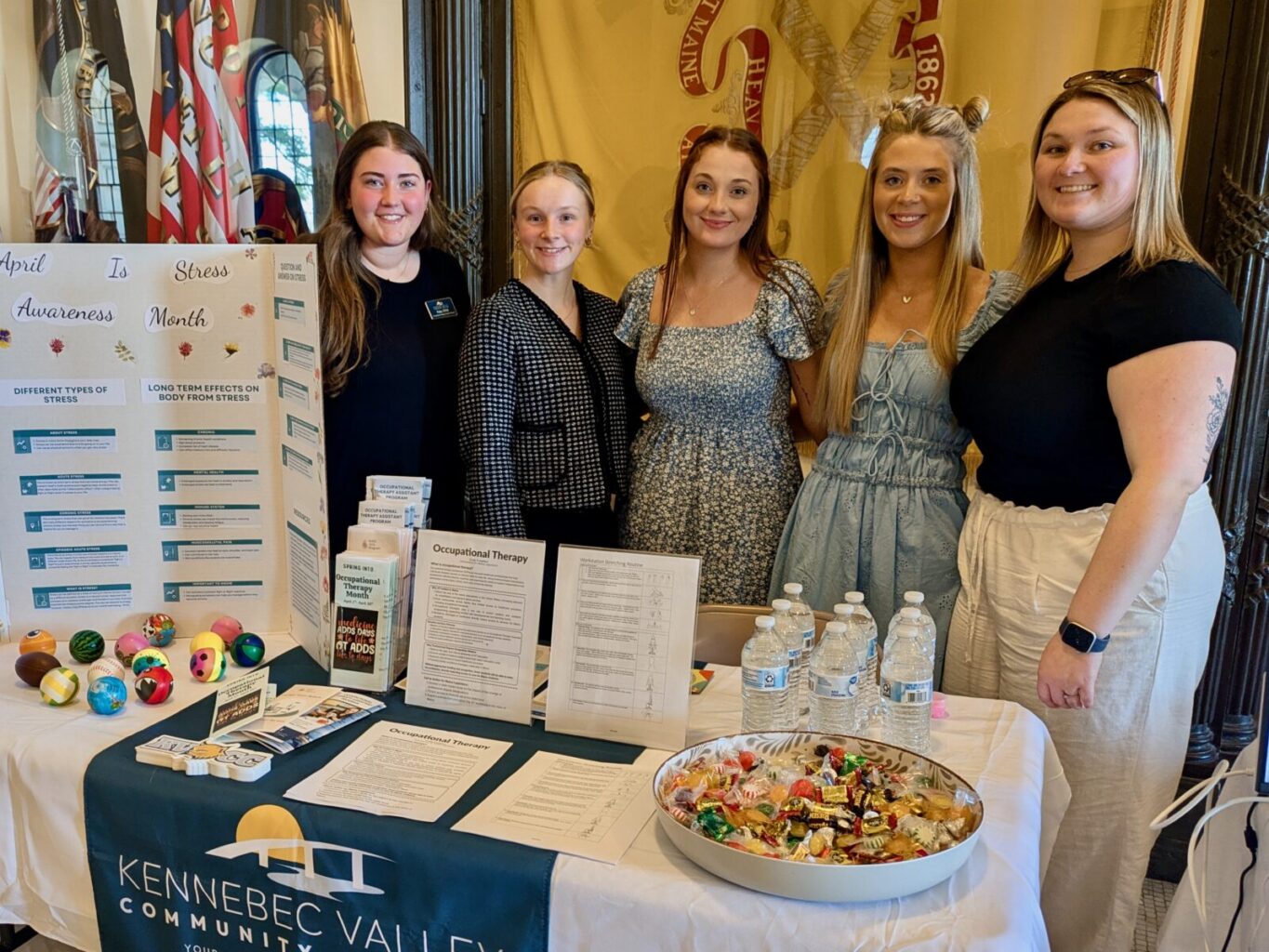 OTA Students promote Occupational Therapy at Maine State House during OT Week.