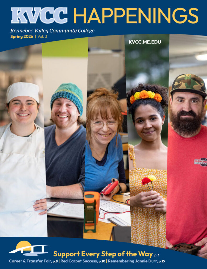 Magazine Cover of KVCC Happenings